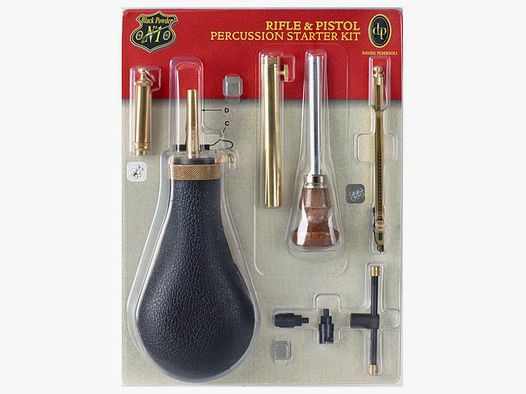BEGINNER SET BLACK POWDER PEDERSOLI PISTOL AND PERCUSSION RIFLES