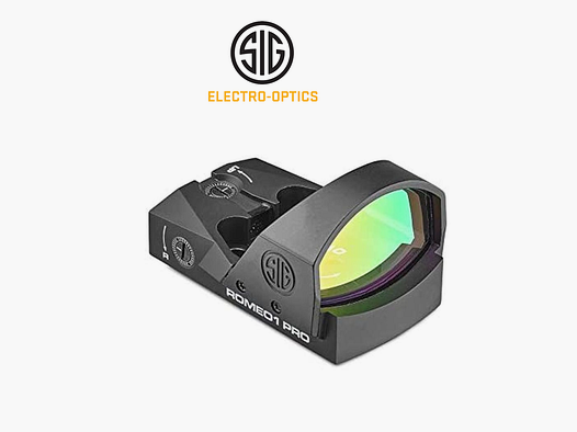 Punto Rojo SIG OPTICS Romeo1 PRO 6 Moa, 1.0 Moa Adjust, Steel Shroud, FDE