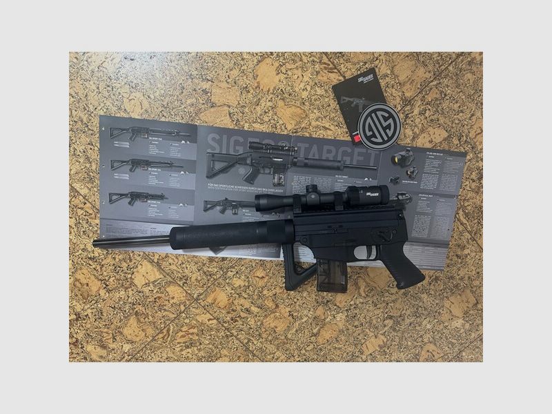 Sig Sauer 522 Target .22lr +Zielfernrohr 2-7 und 10 Schuss Magazin