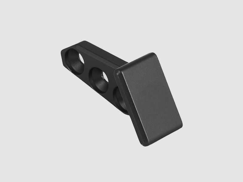 3 holes thumb rest, left side, right hand shooter - TONI SYSTEM  *   ITEM CODE  AD3SX-BK