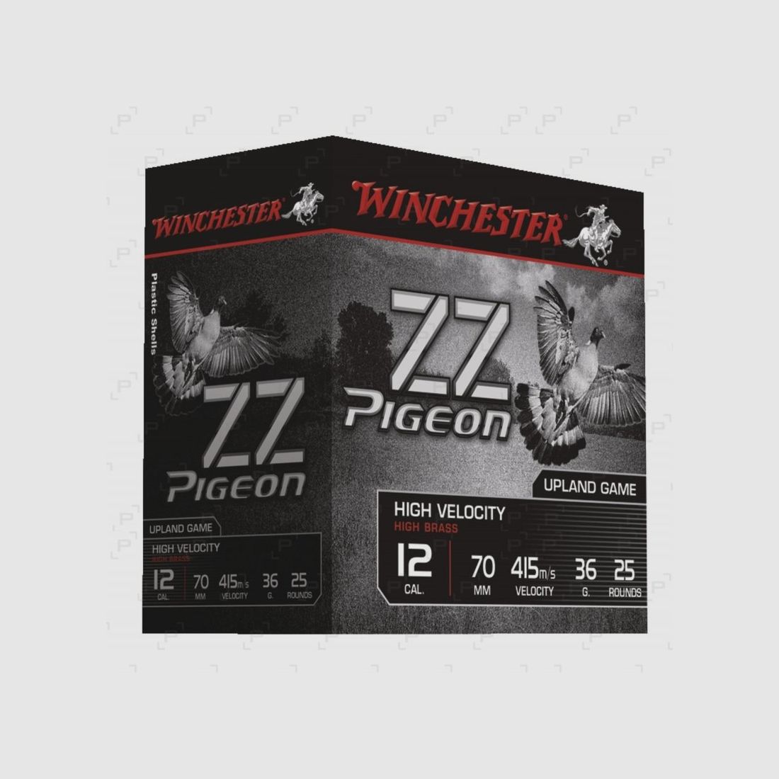 Patronen mit Bleischrot WINCHESTER Kal. 12/70 ZZ TAUBE
