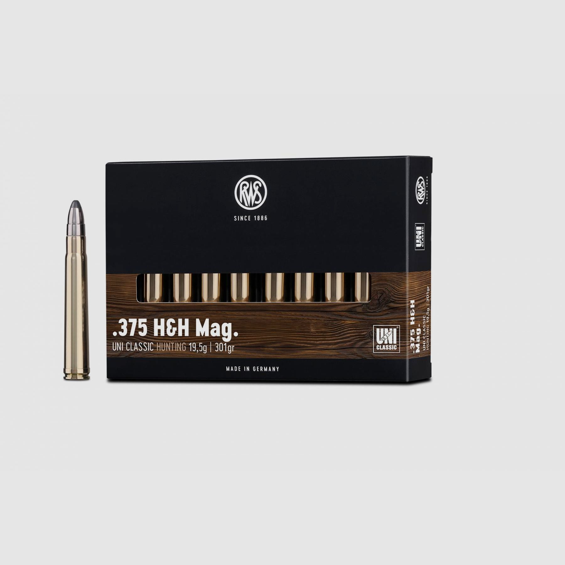 Büchsenpatronen Hornady 375 H&H SP-RP, Bild 14 von 15