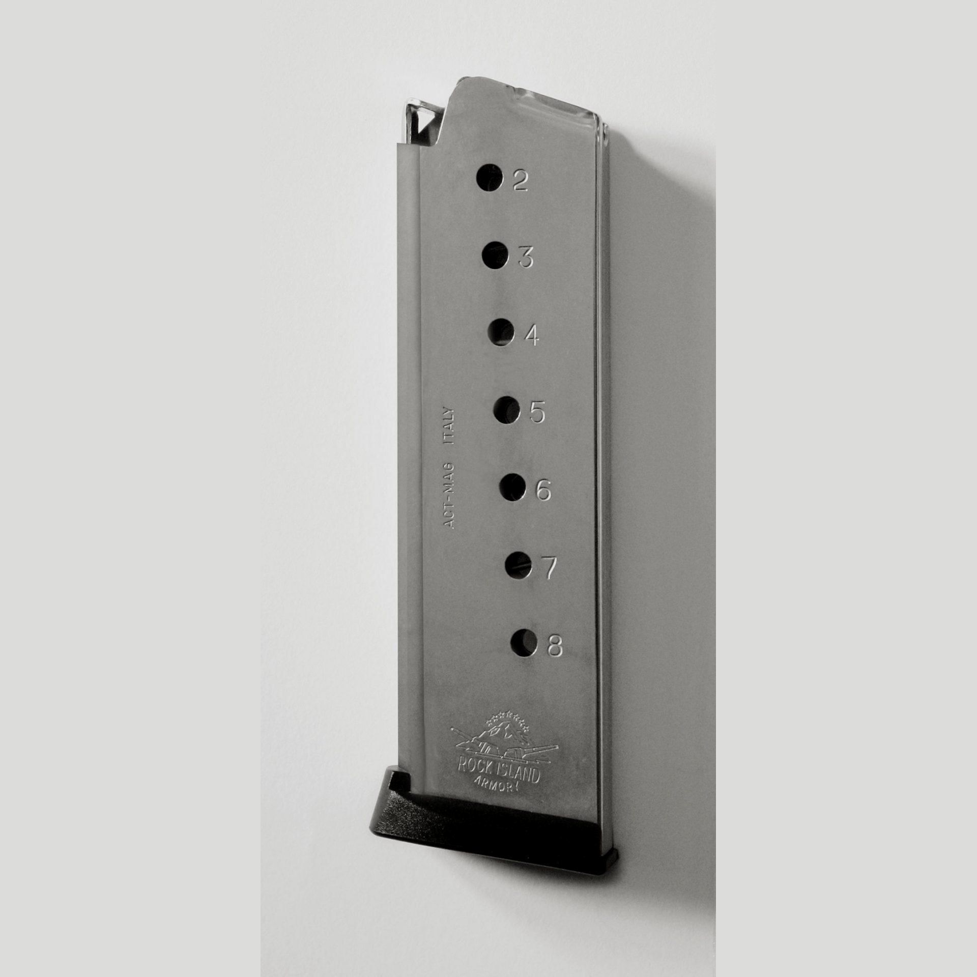 ACT-MAG Italia per Colt 1911 .45 ACP 8 Colpi Nichel