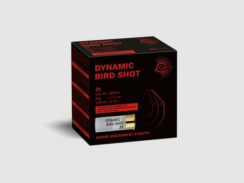 Geco Dynamic Bird Shot - 29g - 2,75mm