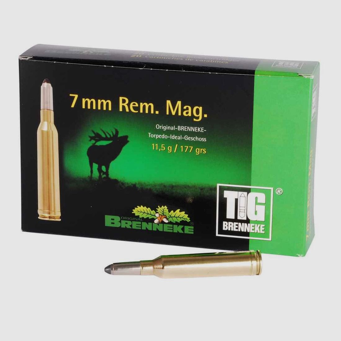 7 mm Rem. Mag. TIG 11.5g/177grs. Brenneke