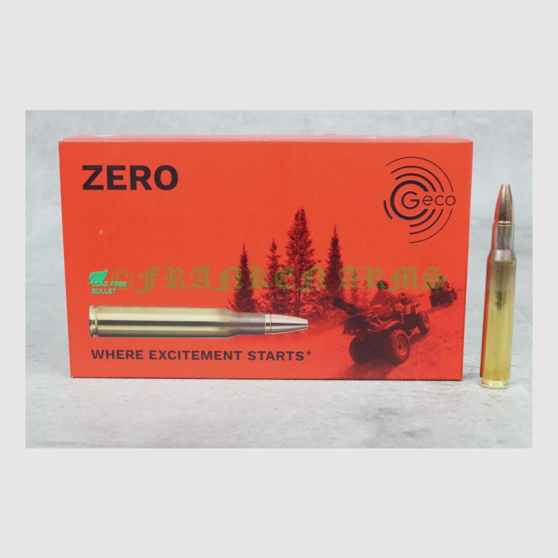 Geco Zero .30-06 Spr. 136gr. 8,8g 20 pièces Prix dégressifs