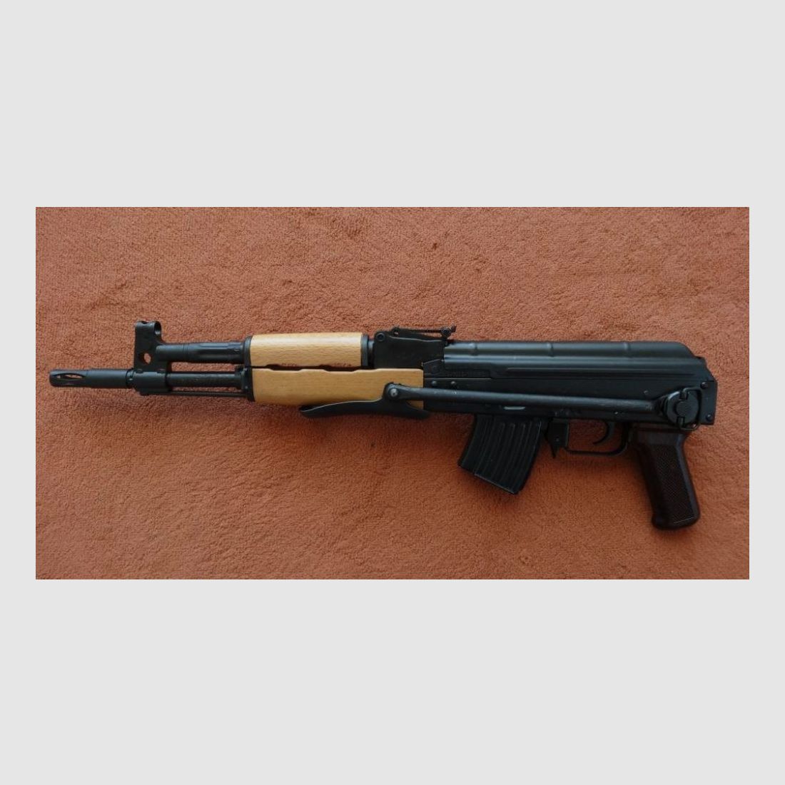 Cugir SL-Büchse; Cugir WS1-64 SB(Short Barrel )Metallklappschaft Cal.7,62x39mm, Bild 3 von 3