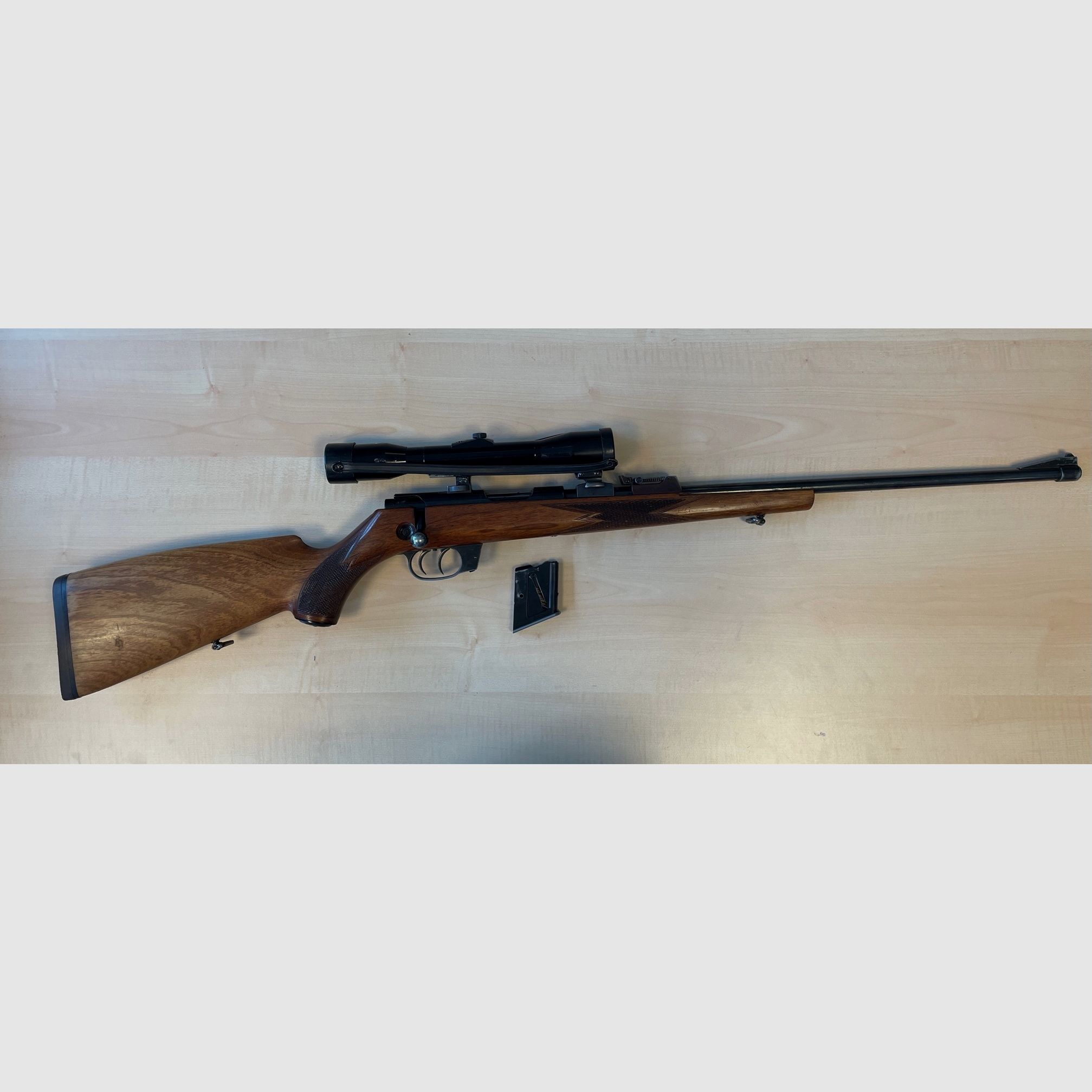 Rep. Büchse Walther Kal. .22Hornet mit ZF Nickel Supra 4x36 L8i