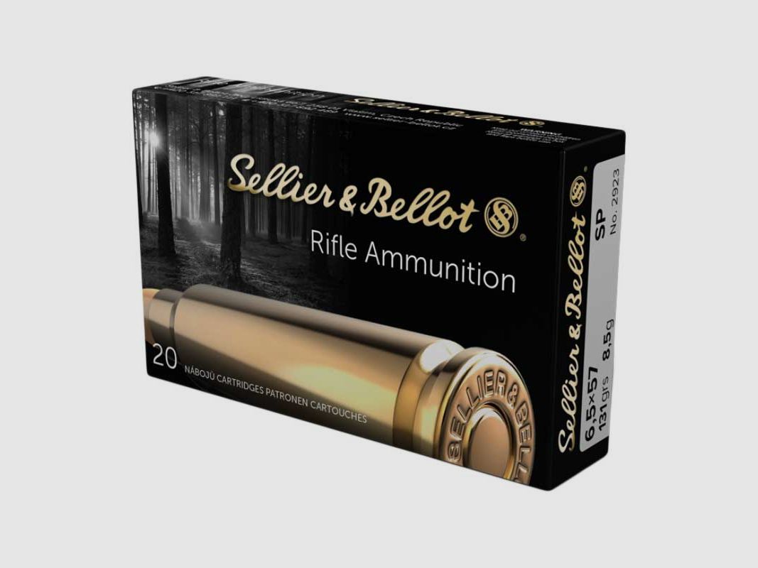 S&B Munition Kal. 6,5x57 SP 8,5 g / 131 gr, Bild 1 von 2