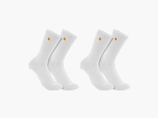 Carhartt Carhartt Force™ Midweight Crew Sock 2-pack Men White XL