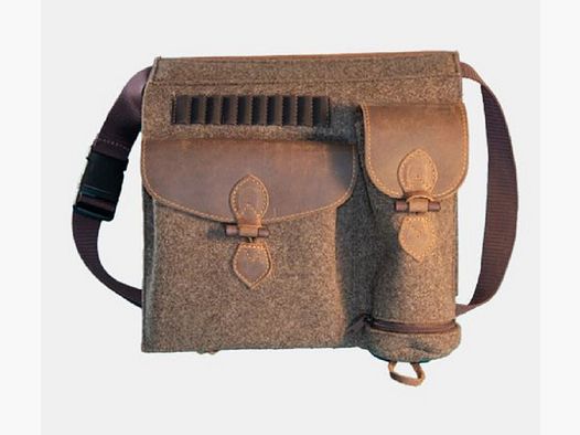 Fritzmann - Ansitztasche aus Wollfilz mit Leder