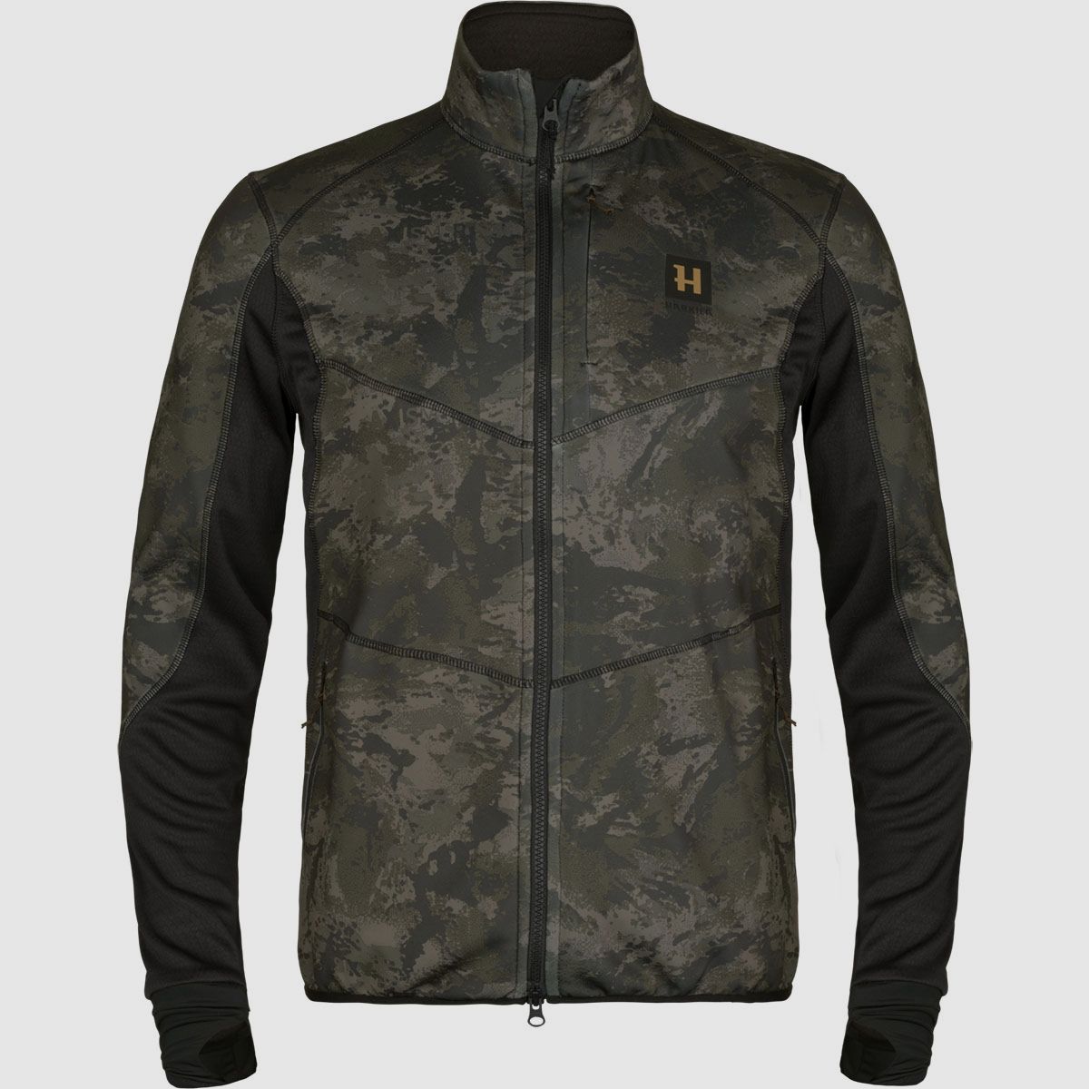 Härkila Fleecejacke Noctyx Camo AXIS MSP® Black/Black