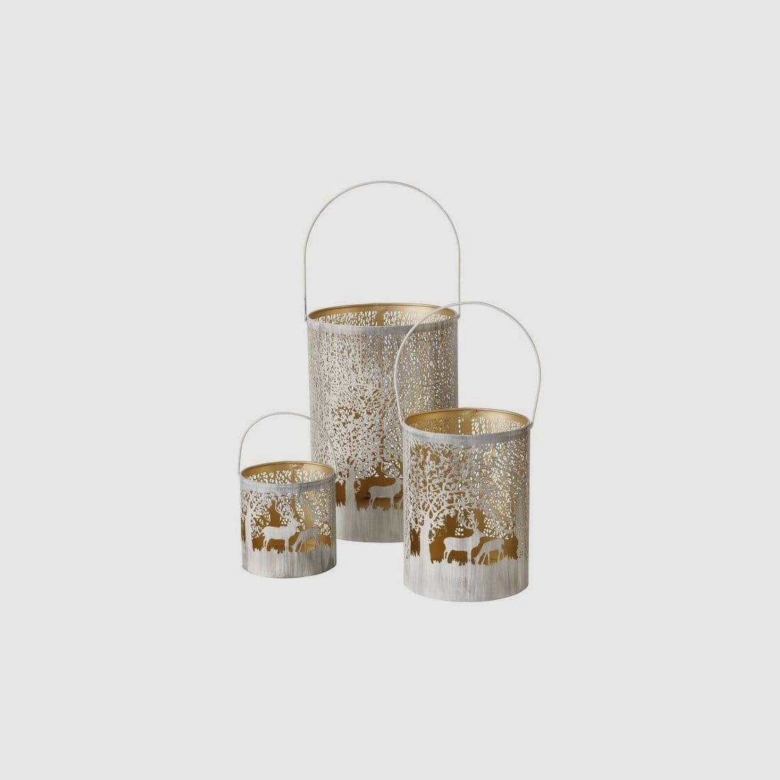 LivingActive Nileo Windlicht 3 tlg. Set