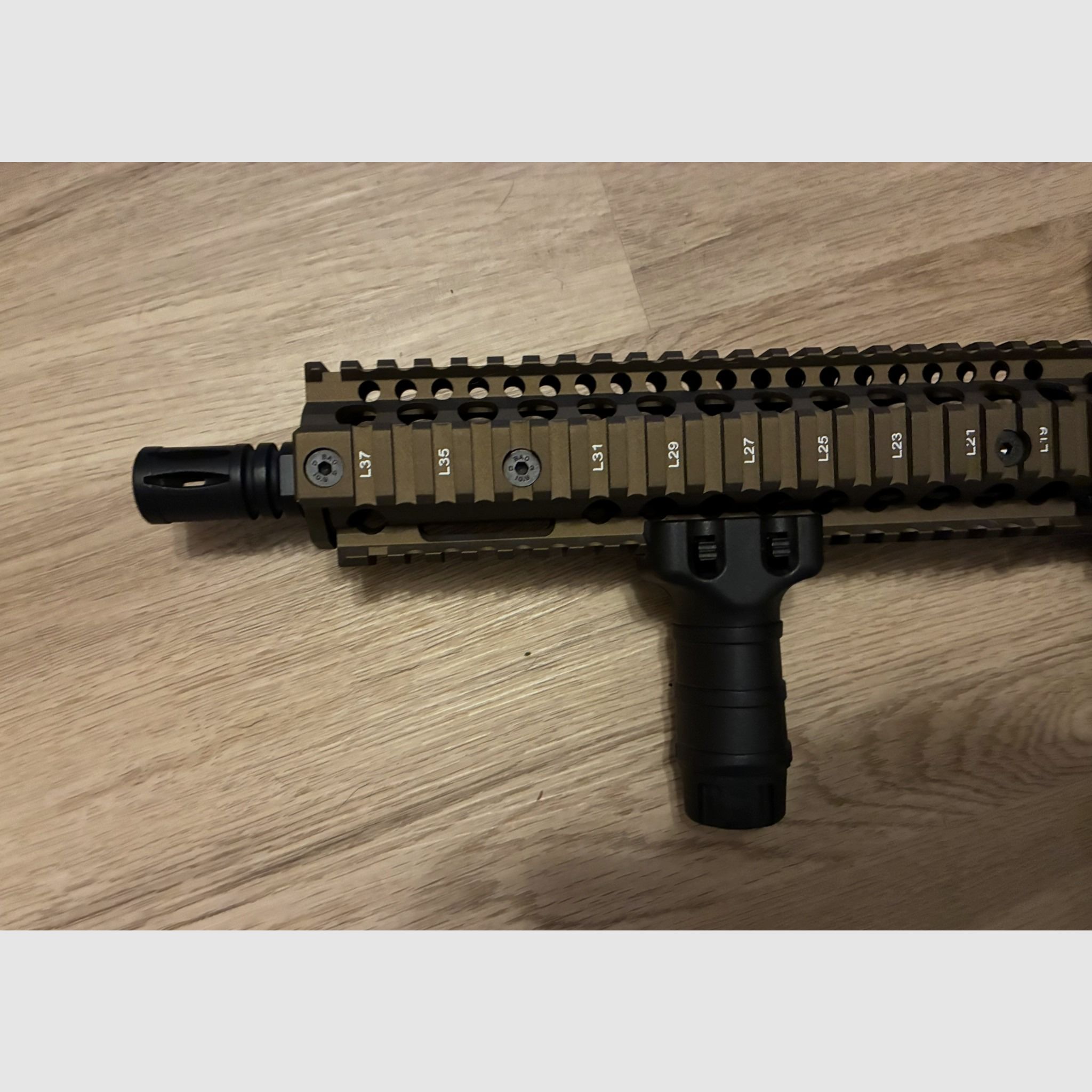 Lancer MK18 Gen3 New Version w/ ETU Full Metal (S)AEG, Negro/Bronce