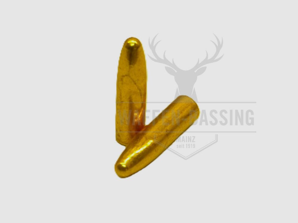 H&N Haendler und Naterman Sport GmbH bala de plomo con punta redonda niquelada, cal. .264, 124 gr HS