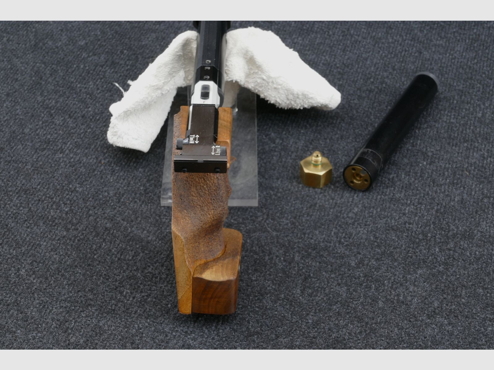Steyr-Mannlicher LP1 CO₂ Match 4,5 mm „Match 91“ | 2 cartridges + filling adapter Ombouw naar perslucht mogelijk