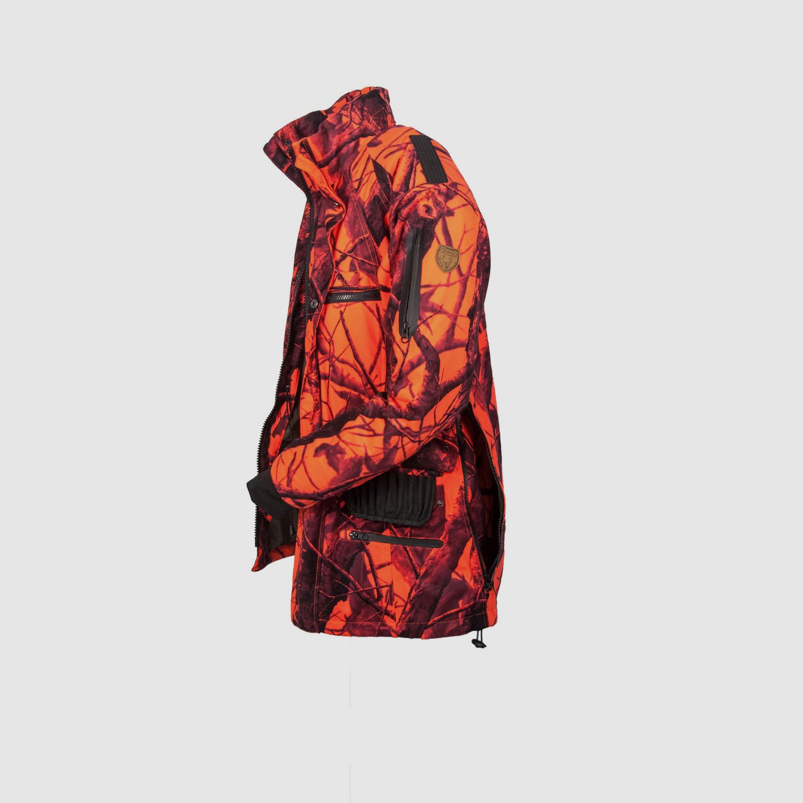 Hubertus Damen Signal Jacke Gr. 40 orange/schwarz Tarn, Bild 2 von 3