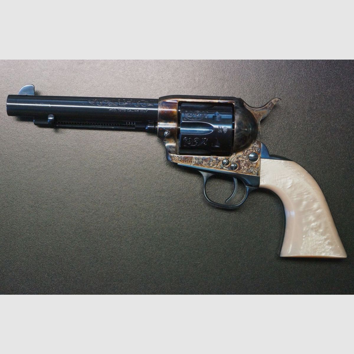 Uberti Cattleman handgraviert Carcoal Blue, Bild 4 von 5