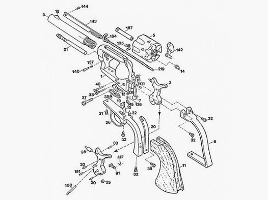 Cattleman 1873 revolver 4,3/4 inch (steel) 0597