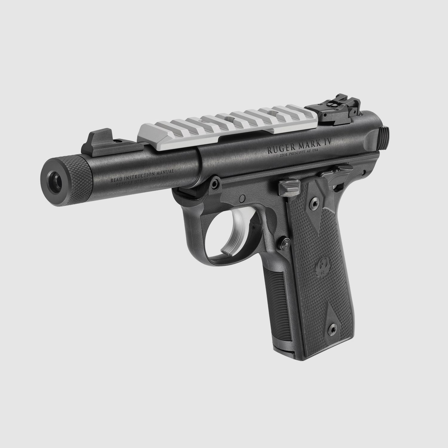 Ruger Mark IV 22/45, LL 4,4", 10 +1 coups, cal. .22lr, filetage 1/2"- 28, noir, image 5 sur 6