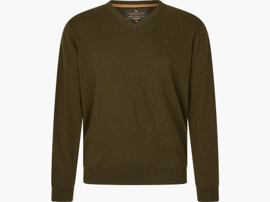 Seeland Pine Suéter de Cuello en V para Hombres Light Pine L