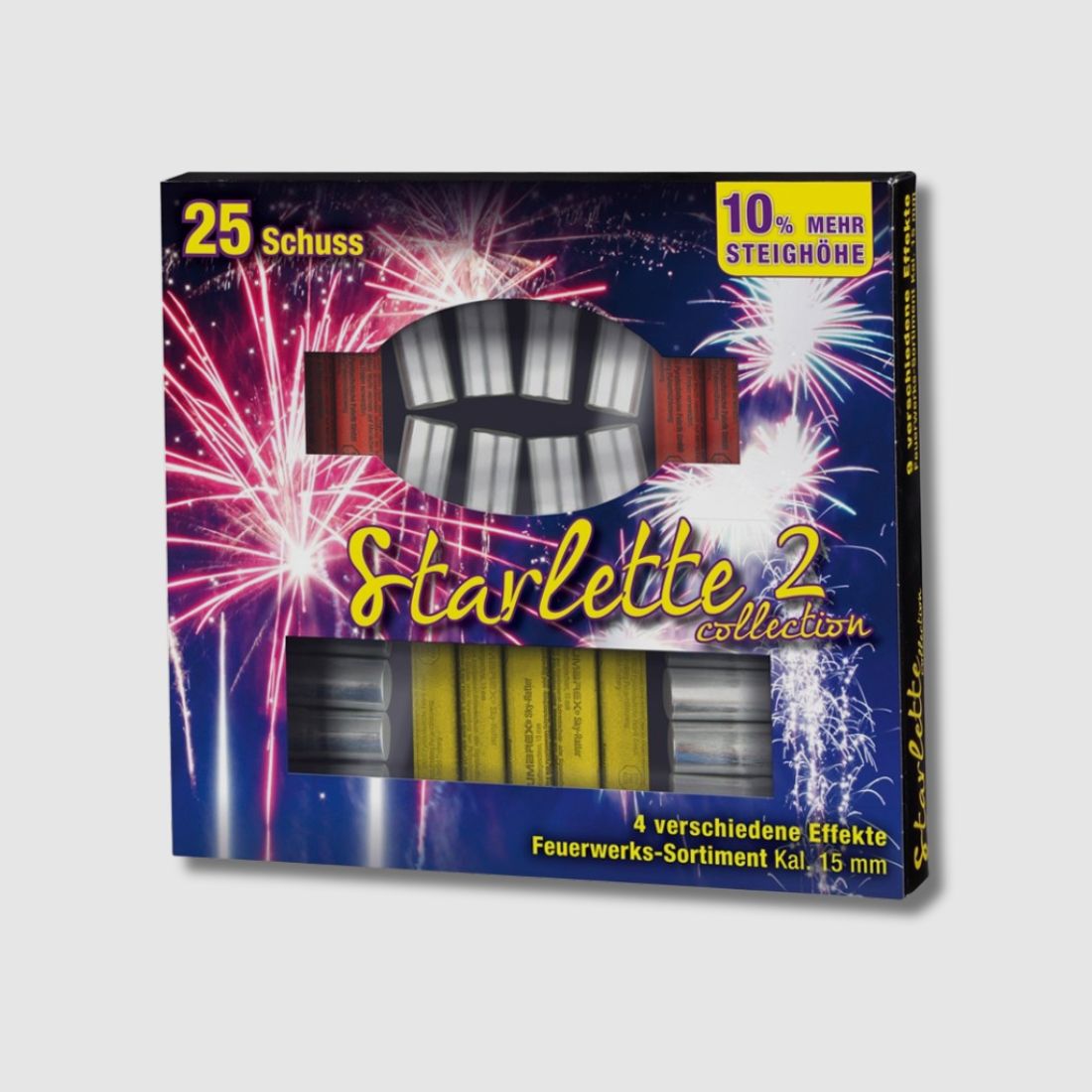 Umarex Starlette Collection 2 Knallpatronen 15mmSignal box 25 Stk.
