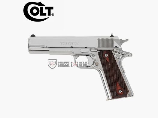 Pistolet COLT GOVT Model 5" Cal 38 Super Bright Stainless