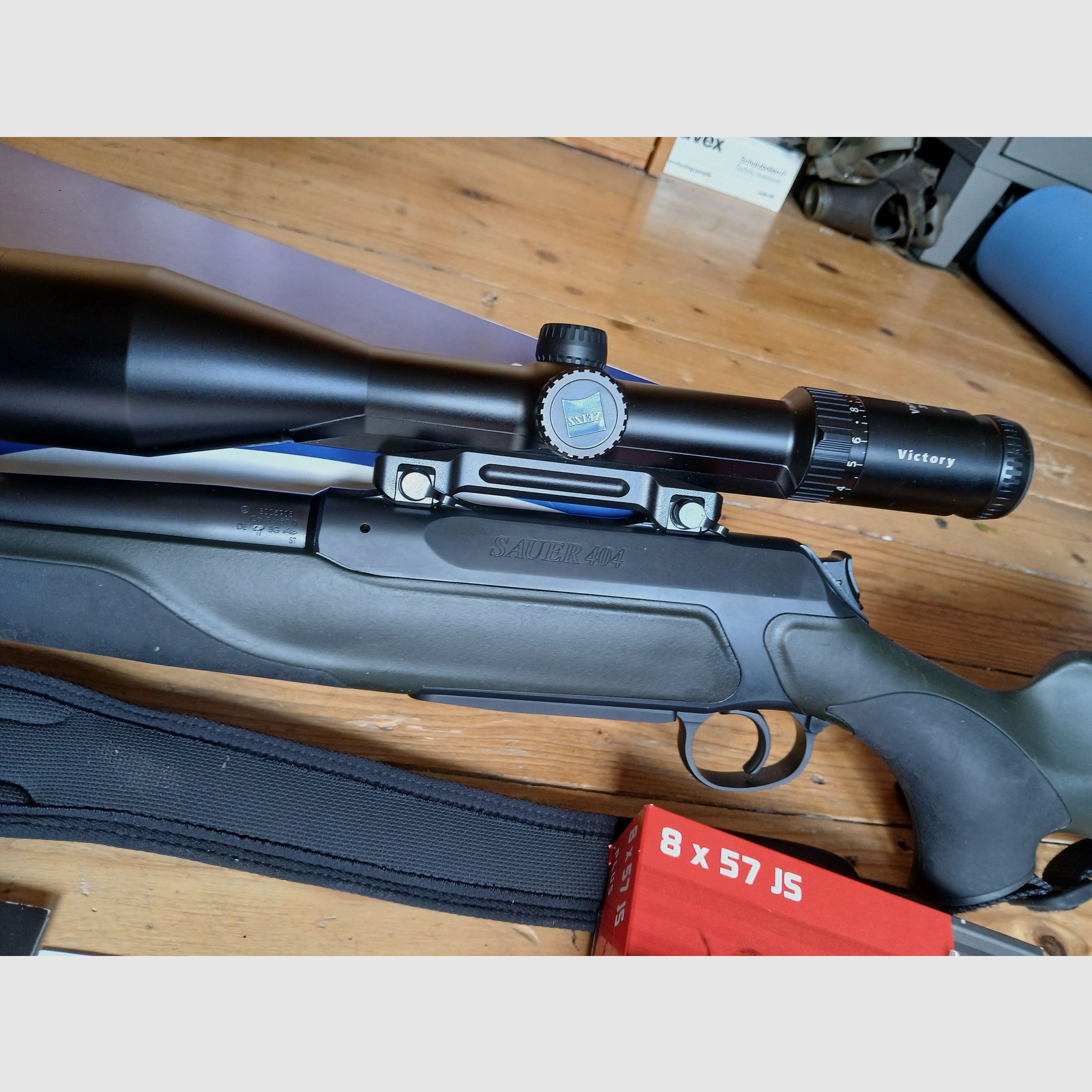 Sauer 404 Classic XT steel system, semi-barrel….