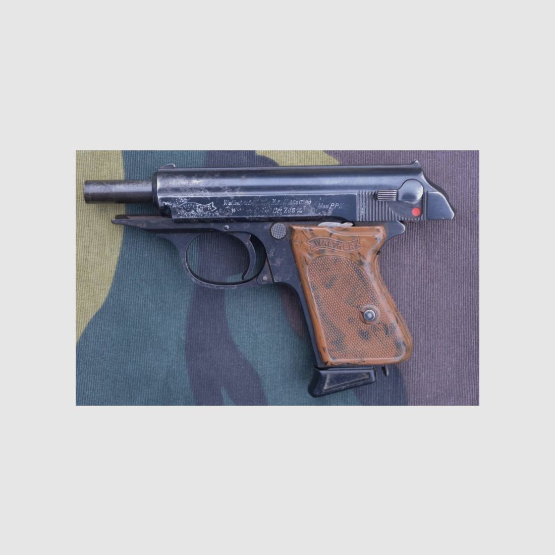 Selbstladepistole Dienstwaffe Wehrmachtspistole Walther PPK Kaliber 7,65 mm Browning Baujahr ca.1933