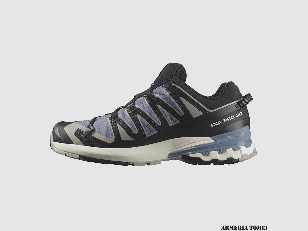 SALOMON – MEN – XA PRO 3D V9 GTX Flint Stone / Black / Ghost Gray, image 5 of 8