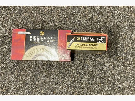 300Win Mag Federal Premium 180 grain