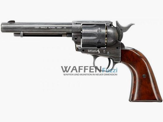 Colt Single Action Army SAA CO2-Rewolwer Antyczne Wykończenie Kaliber 4,5 mm Diabolo