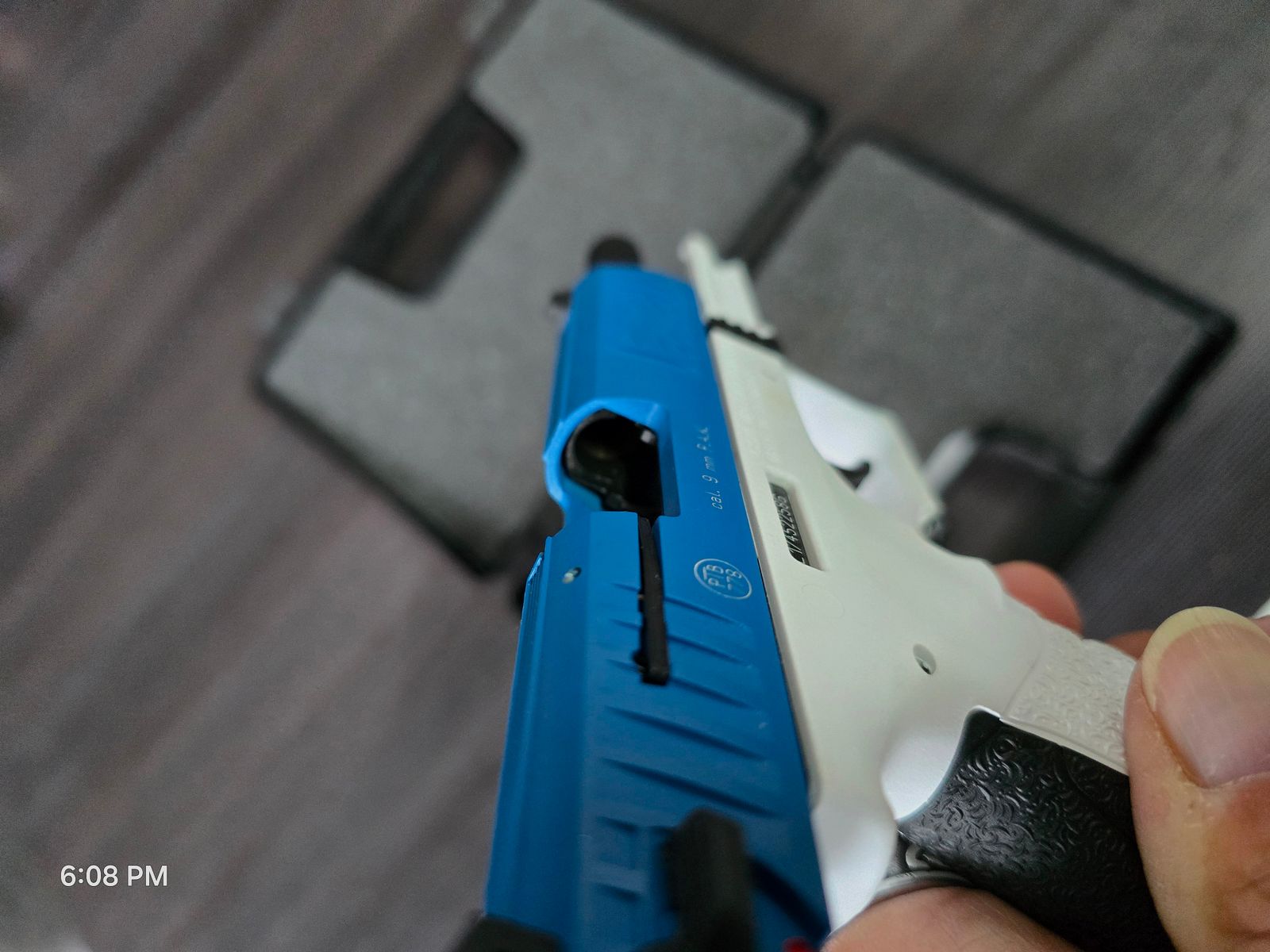 Walther P22Q Blue/ White Edition