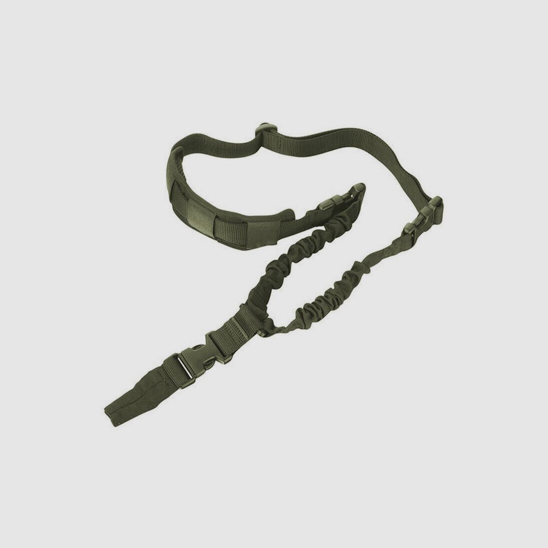 1-Punkt-Gurt Army Green mit Schulterpolster