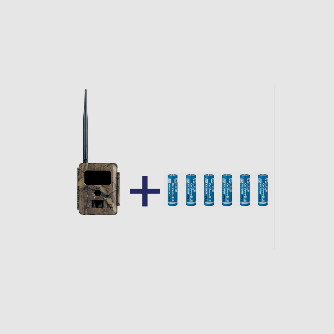 ICU CLOM EasyCam Wildkamera + 6 x ICU 2,6 Ah 18650 Akku