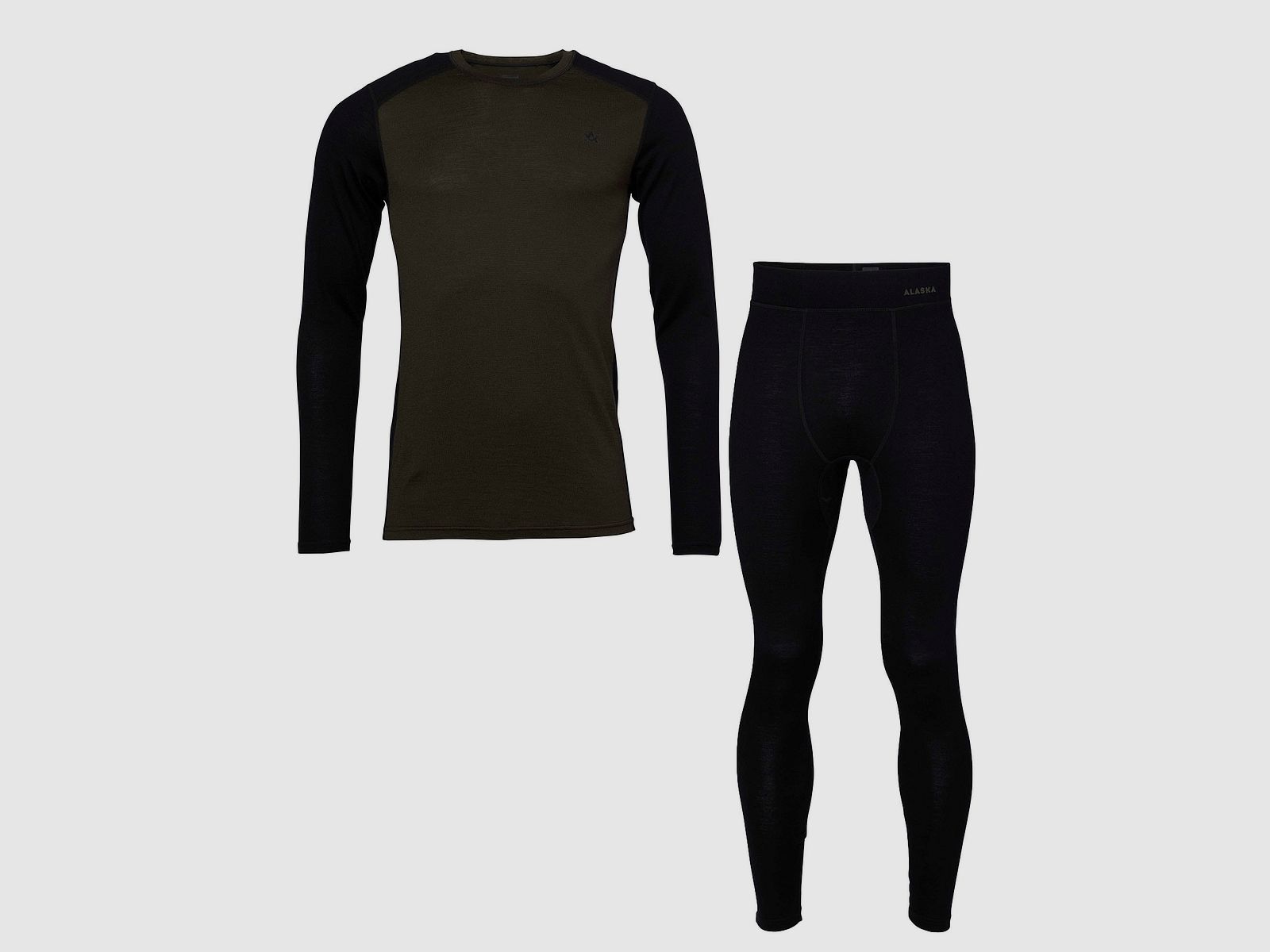 Alaska 1795 Merino Underwear Set Men's Night Green S