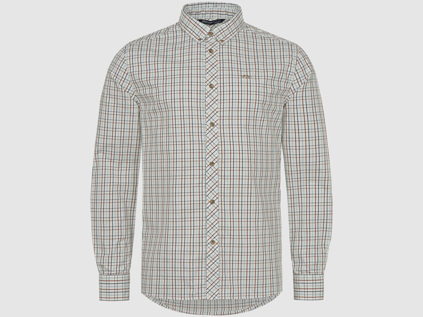 Blaser Herren Hemd Tristan 22 bordeaux/blau kariert