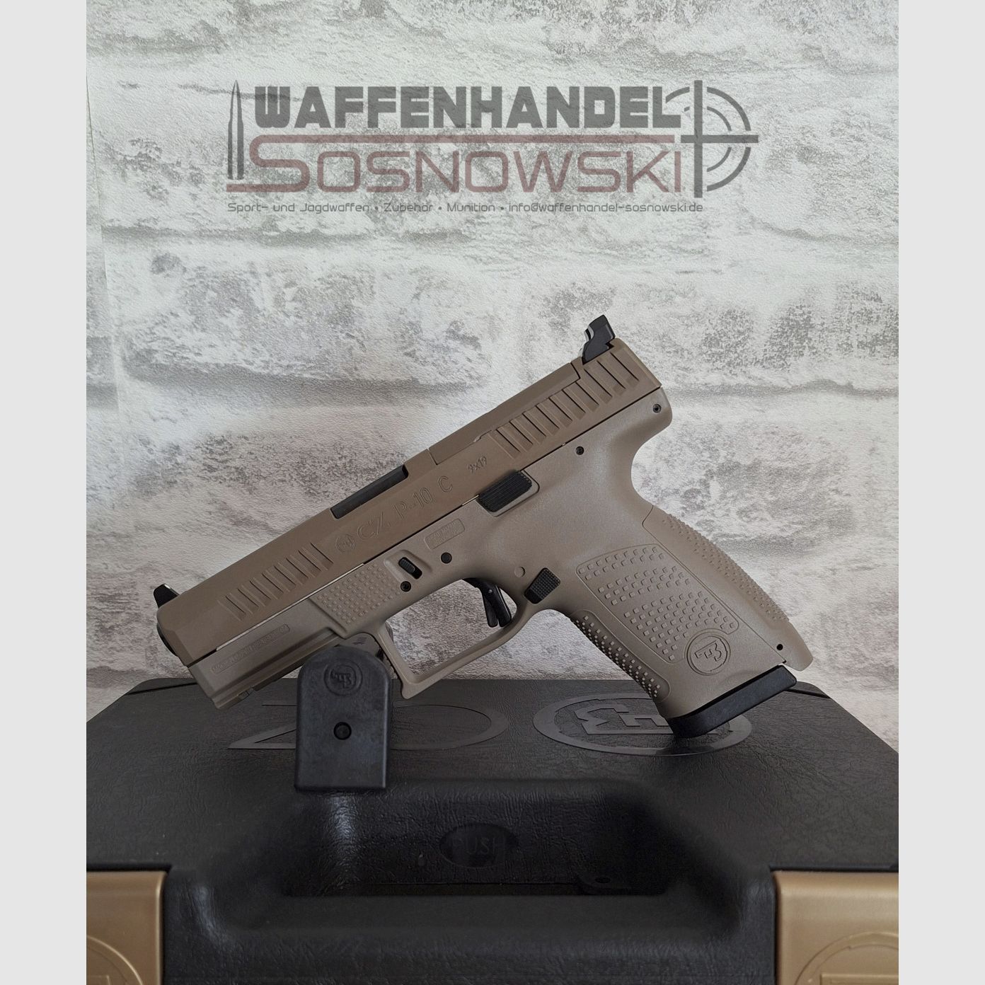 Pistole CZ P-10 C OR FDE 9mm Luger 