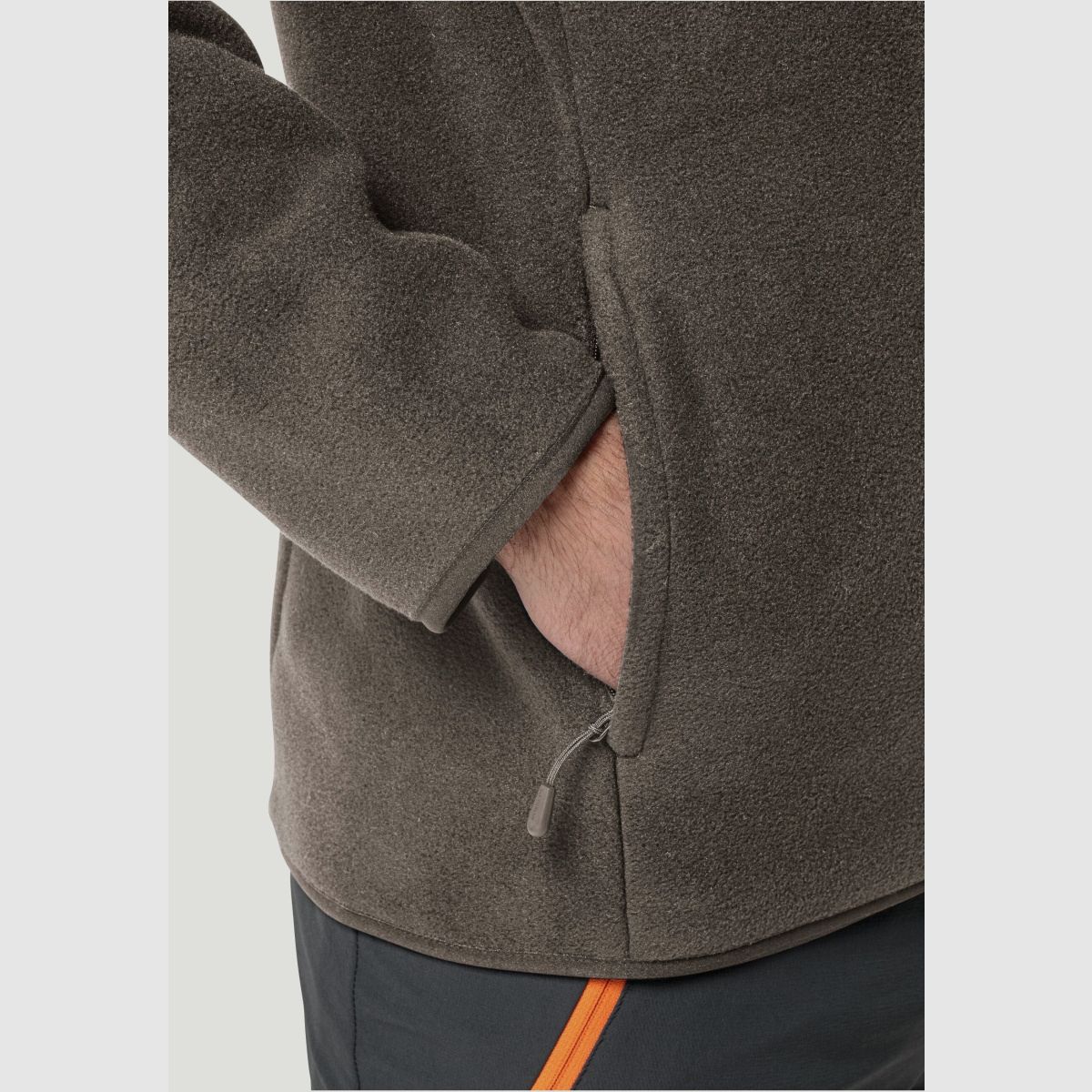 JACK WOLFSKIN Fleecejacka męska Waldsteig Fz M Cold Coffee