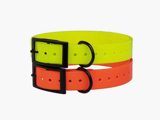 Obroża Biothane Biogold HI-FLEX Ekstruzja Poliuretanowa 650x25x2mm - Żółta