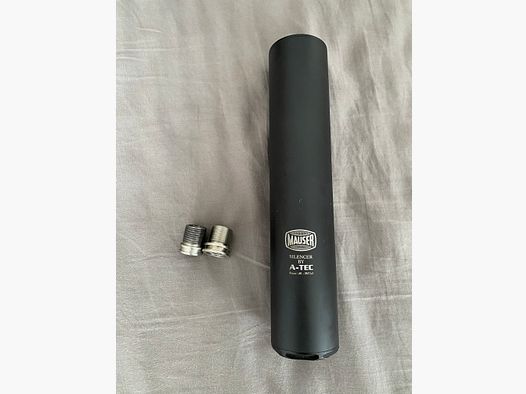 Mauser A-Tec Schalldämpfer inkl. Mündungsgewindeadapter