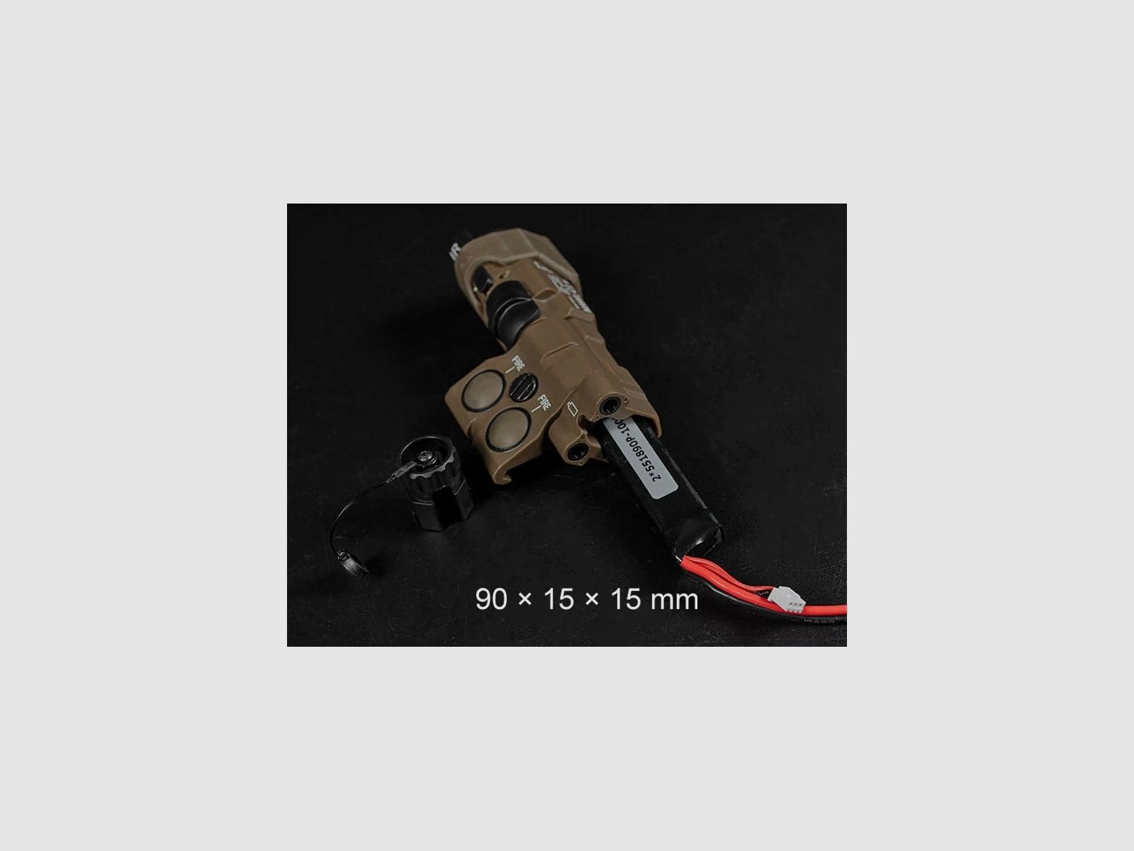 Airsoft MAWL-C1 Dummy Laser Design Bateria Box do 20mm RIS Rails | WoSport