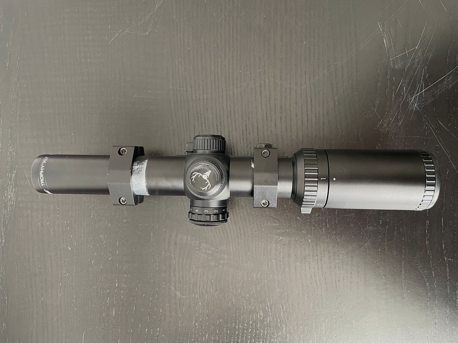 Bushnell Trophy XLT 1-4x24mm riflescope optics with Leupold mount LPVO