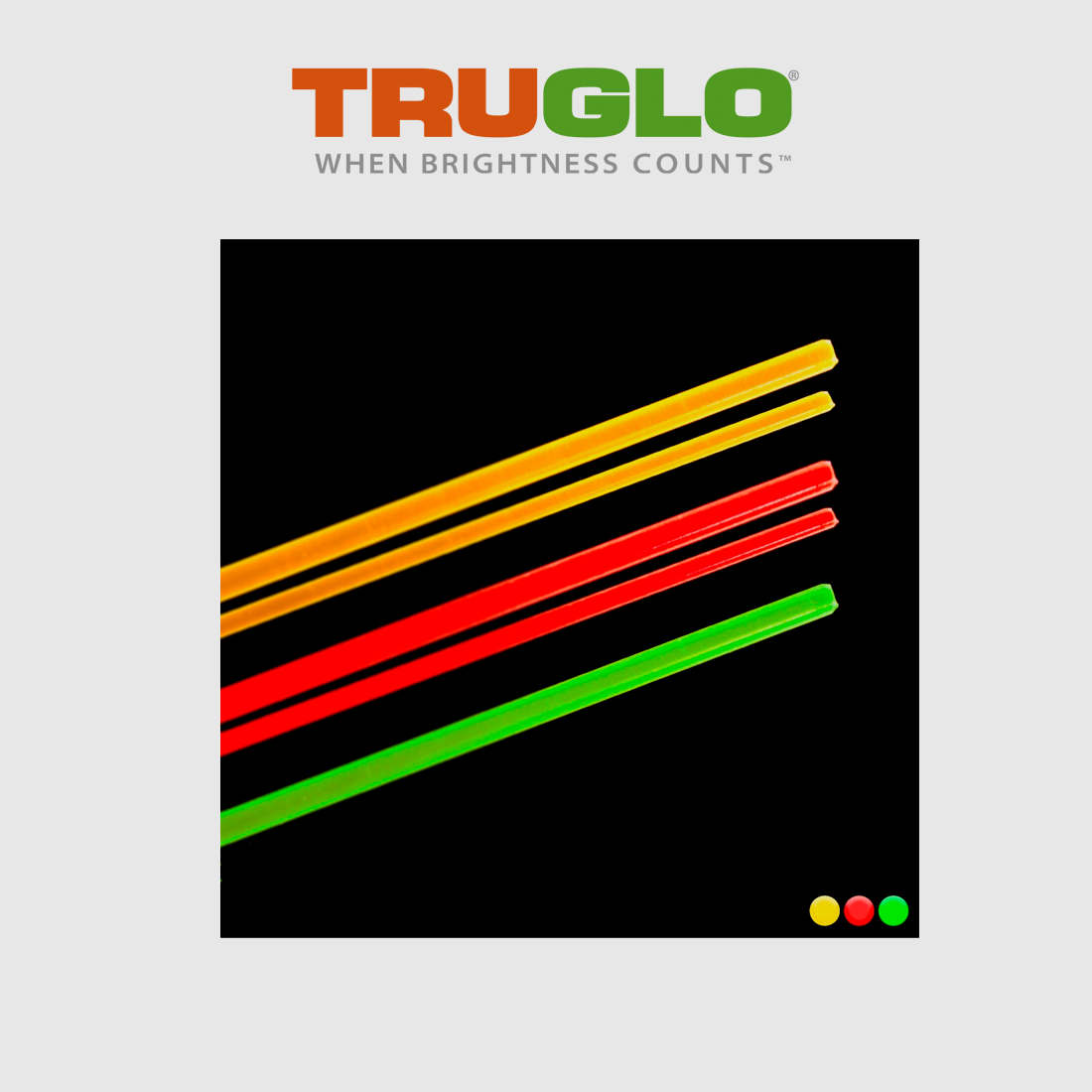 TRUGLO SET VAN 5 F.O. STANGEN IN 5 KLEUREN Ø 1 mm.