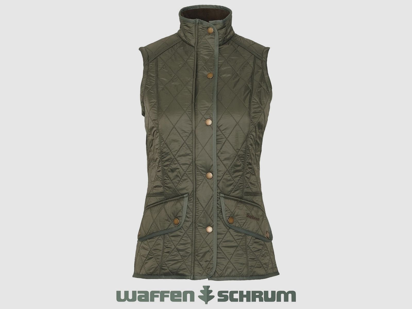 Barbour Gewatteerde Vest Cavalry Olijf/Olijf