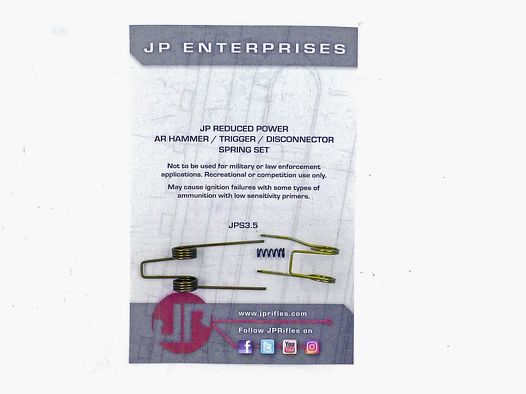 JP ENTERPRISES kit ressorts allégés pour AR15