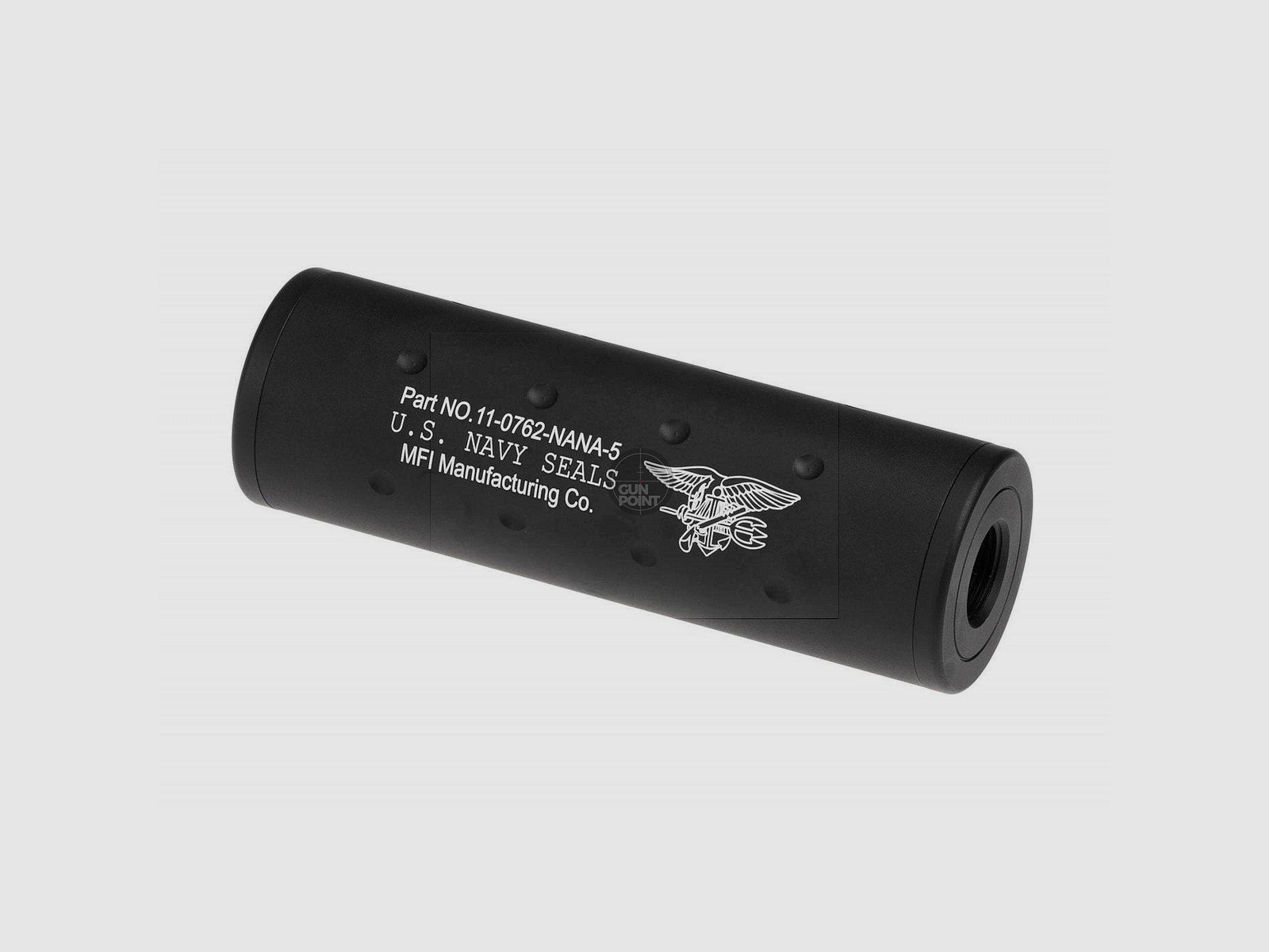 FMA 107mm Navy Seals Silencer CW/CCW-Schwarz