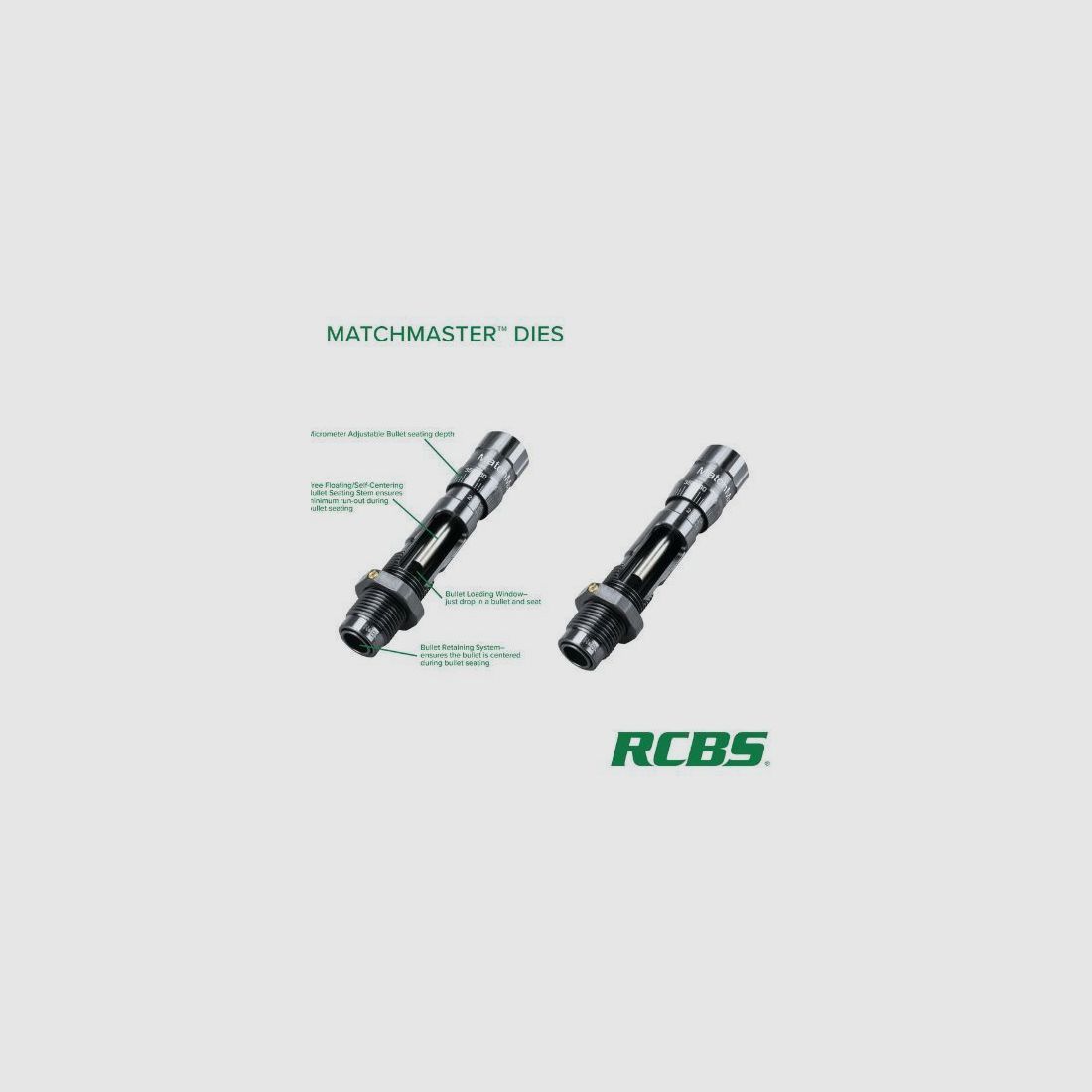 RCBS MatchMaster Benchrest Setzmatrize .223 Rem (5,56mm) #11140