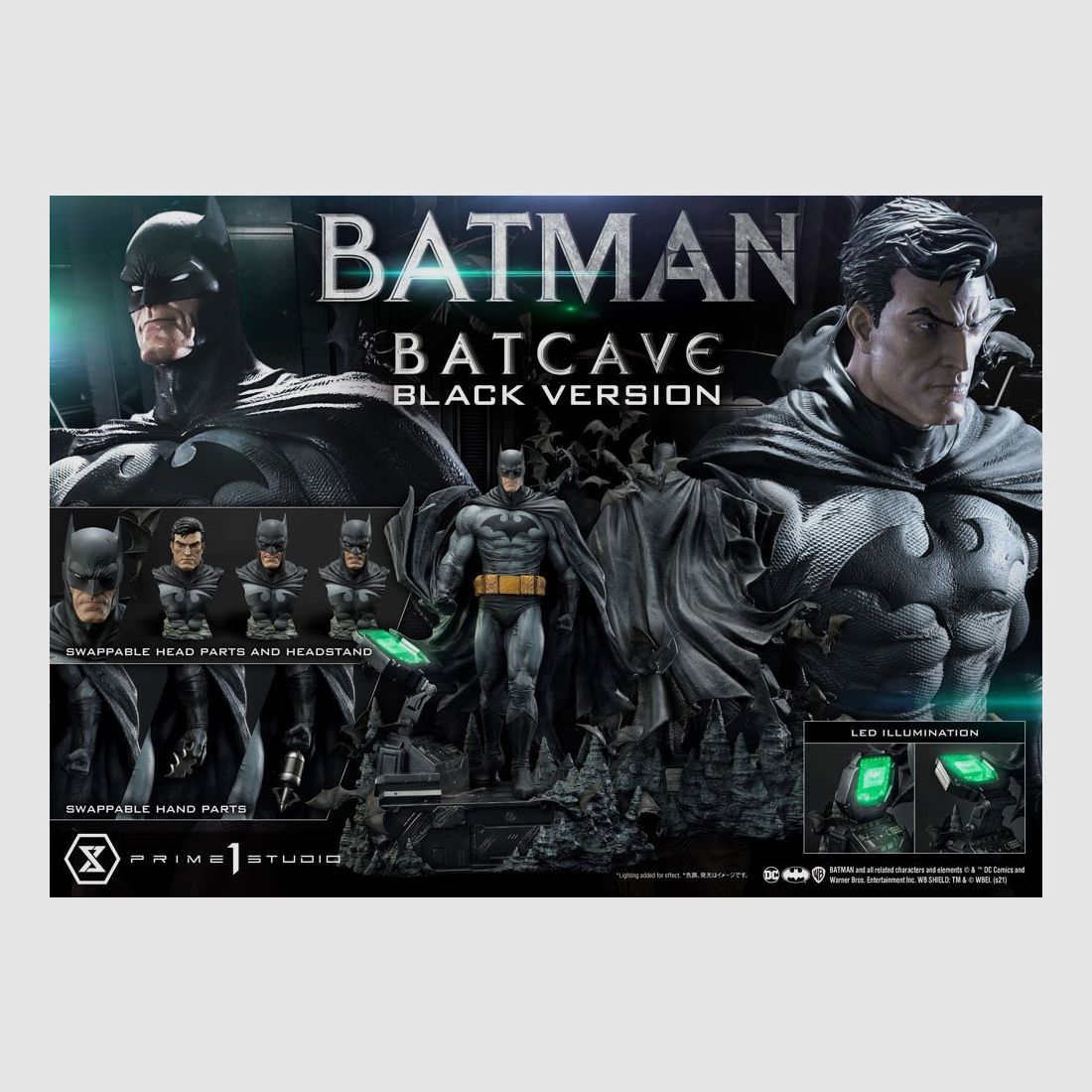 Batman Hush Statue 1/3 Batman Batcave Black Version 88 cm | 43050