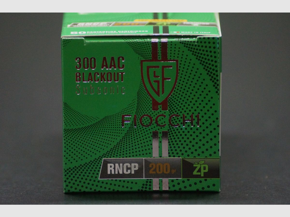 Fiocchi .300 AAC Blackout Subsonic